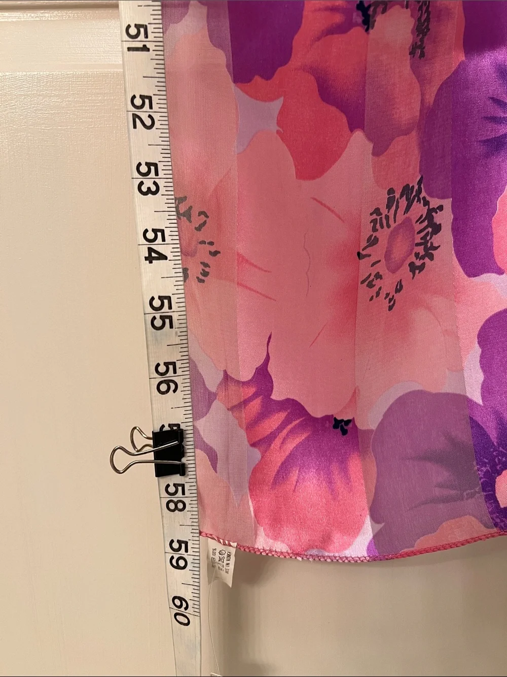 Pink & Purple Floral Oblong Scarf